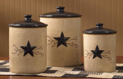 STAR VINE CANISTERS S/3