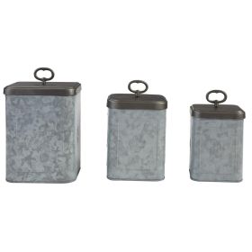 VINTAGE CANISTERS SET OF 3