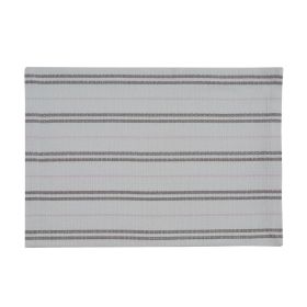 RAILROAD STRIPE WOVEN PLACEMAT - SPRING