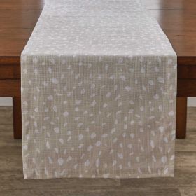 FAWN PRINTED TABLE RUNNER 15X72